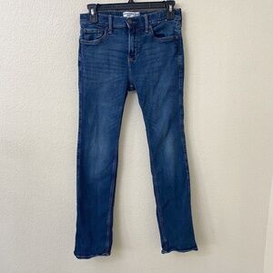Abercrombie Kids Slim Straight Leg Jeans Girls Size 13/14 Denim Medium Wash